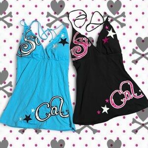 Metal Mulisha Women's Camisole Set - Blue and Black